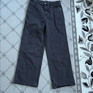 PACSUN Nora Black Stretch Wide-Leg Jeans